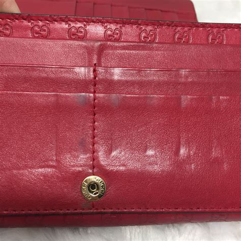 gucci red wallet purse|gucci wallet original.